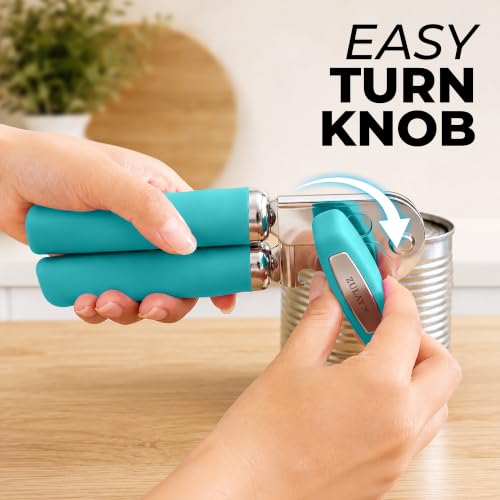 Image of Zulay Kitchen Stainless Steel Swing Open Manual Can Opener Comfortable Grip
