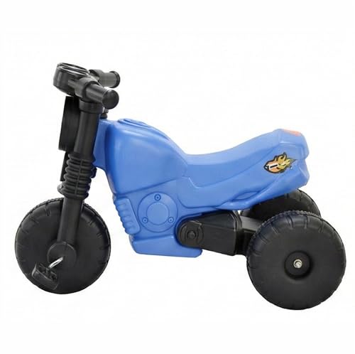 Image of Little Fingers Kids Ride-on Tricycle for Toddlers -Pedal Bike with Wide Wheels & Easy-Grip Handle - Indoor Outdoor Plastic Ride Toy for Boys & Girls Age 1 to 3 Years