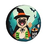 Photo Gallery copriruota di scorta pug dog witch with hat halloween copriruota poliestere anti-uv ruota di scorta coperture, per rimorchio, suv, camper rimorchio, 17in Photo Gallery copriruota di scorta pug dog witch with hat halloween copriruota poliestere anti-uv ruota di scorta coperture, per rimorchio, suv, camper rimorchio, 17in