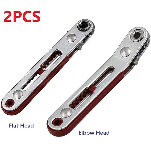 BBTISG Mini-Ratschen-Schraubendreher, 90 Grad, Mini-Mikro-Ratsche, Sechskant, Zwei-Wege-Ratsche, Flachkopf-Schraubendreher, 2 Stück – Bild 6