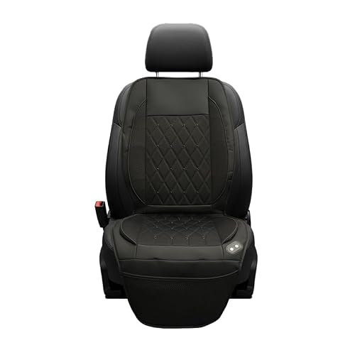 シガーソケット式 ホットカーシート 2席セット（速暖30秒・座面＆背面発熱・温度調節）