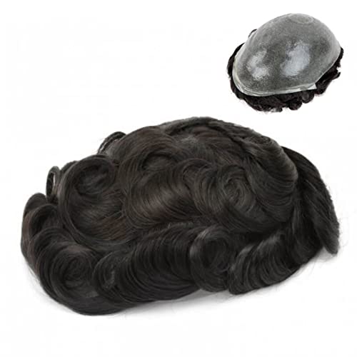 Perruques homme toupet pour homme en peau complète et avant festonné