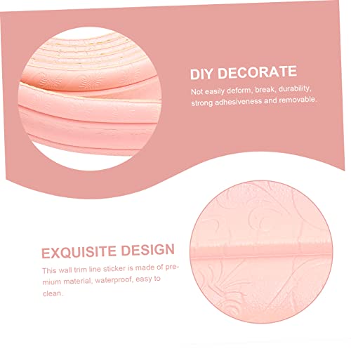 Angoily 6 Rolos Contornando Backsplash Para Rodapé De Canto Sala De Acabamento Auto-Escritório E Ade