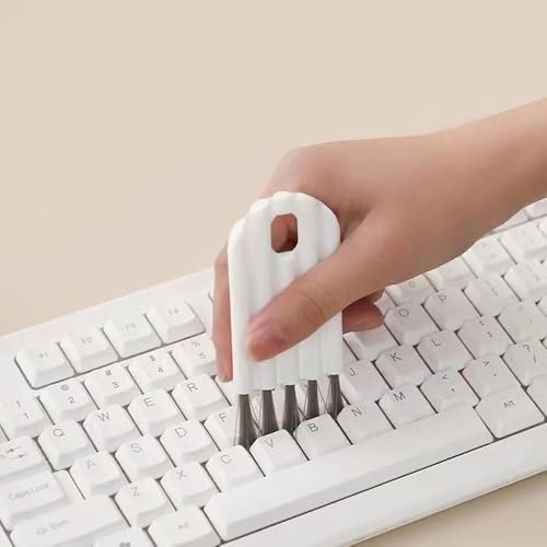 Image of Hard Bristle Crevice Cleaning Brush,3 in 1 Cup Lid Cleaning Brush,Keyboard Brush,Crevice Cleaning Brushes for Household use,Window Track Cleaning Tools,Use Bathroom,Kitchen, Sink, Sliding Door
