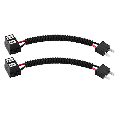 Image of H7 Wire Extension Cable for Headlights and Fog Lights with Ceramic Connector Plug Adapter