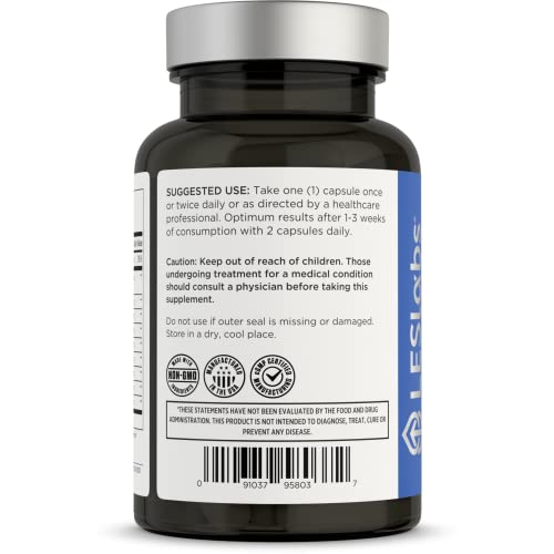 Les Labs Prostate Health – Prostate Support, Urinary Tract Health, Fewer Bathroom Visits & Improved Sleep – Saw Palmetto, Pygeum, Beta Sitosterol & Nettle Root – 60 Capsules #TOP2