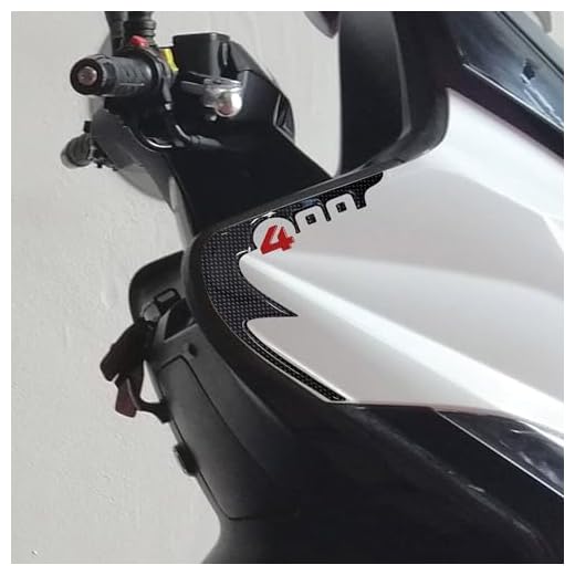 2 Adhesivos en Gel 3D Protección Bordes Xciting 400 Compatible para Scooter Kymco