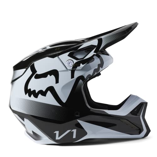 Fox Racing V1 Motocross Helmet, Leed White, Large #TOP2