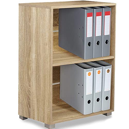 Tieni sempre in ordine i tuoi libri preferiti e i tuoi complementi d'arredo e valorizzali con questa bellissima libreria moderna a 2 ripiani.