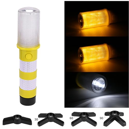 Luz intermitente de coche magnética para evitar riesgos en averías mecánicas 4
