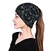Fashion Beanie Hats for Girls Boys, Black Crow Raven Bird Art Hedging Head Hat Skull Hat for Cycling Party, Stretch Sleep Cap Windproof Dancer Cap