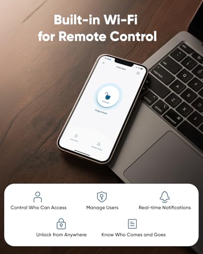 eufy Smart Lock C30: Keyless, Built-in WiFi Deadbolt for Front Door