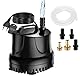 Lnicez Maximale 25W 1500L/H Mini Wasserpumpe Tauchpumpe Förderpumpe Aquarium pumpe Tauchpumpe für Gärten, Aquarium, Teich, Brunnen (Schwarz)