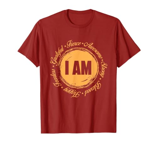 Motivational Quote Inspiration Positive Saying Life Slogan T-Shirt, Men, Cranberry Red, Medium
