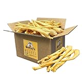 Woofley's Lamb Tail Dog Chew- (50 Count) - Meaty Chew Bones for Dogs - No Splinter Dog Bones - Tail chew for Small Dogs