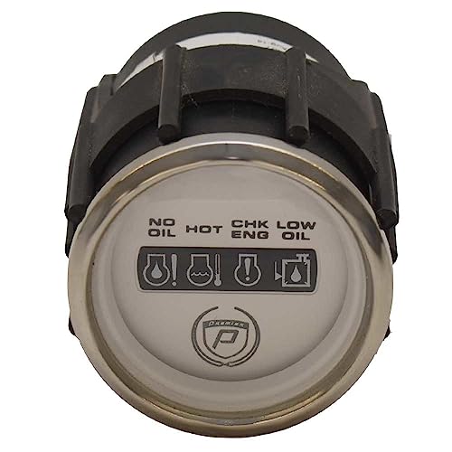 Premier Pontoon Boat OMC Systems Check Gauge GPK618B | Faria 2 Inch