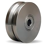 Hamilton W-413-HSVB-1/2 Stainless Steel V-Groove Wheel - 4