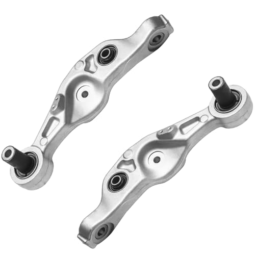 Image of Detroit Axle - RWD 4pc Front Control Arms for 2007-2012 Lexus LS460 2008 2009 2010 2011, 2 Upper Rearward Control Arm with Ball Joints 2 Lower Control Arms Replacement