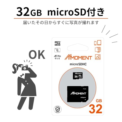 SACCONNECT miniカメラ デジタルカメラ microSDHC 32GB付き 小型デジタルカメラ スマホに送れる 固定焦点 約100万画素 720P HD 動画 0.96インチ液晶画面 USB Type-C Android microSDカード コンパクト 軽量 初心者向け 子供 SMC01-BL MM11-32GB SMC01-BLMSD32 (ブルー＋microSD32GBセット)