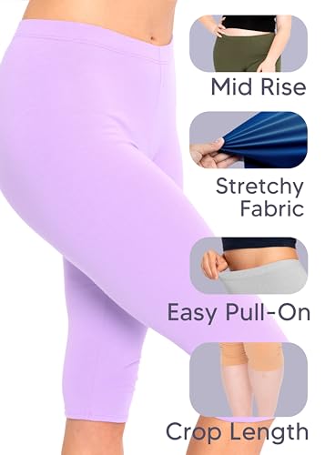 women39s and plus size knee-length and ankle length leggings
