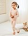 VAENAIT BABY Kids Long Sleeve Modal Sleepwear Pajamas 2pcs Set Modal Milkpink L