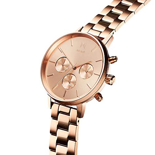 Image of MVMT Nova Analog Rose Gold Dial Women's Watch-D-FC01-RG