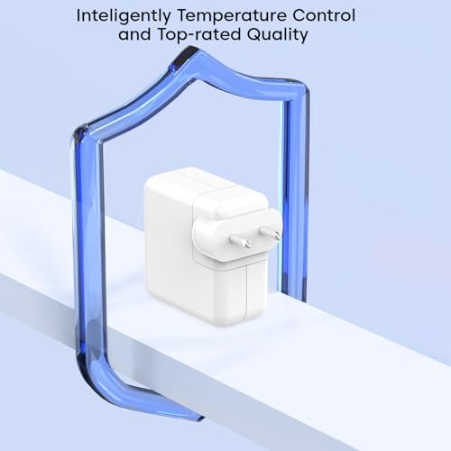 Image of 30W USB-C Power Adapter Compatible with Apple MacBook Air, iPad Pro, iPhone 15 /14 /13 & All USB-C Devices | Fast Charging Wall Adapter | Compact & Portable | White