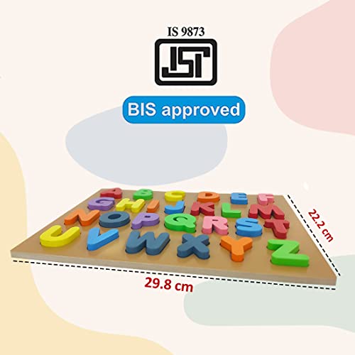 Wembley Wooden Alphabets for Kids Learning Educational Toys for 2 Year Old ABCD Toys for Kids