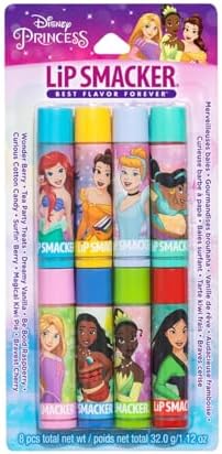 Lip Smacker Disney Princess Balm Party Pack, 8 Count,Multi