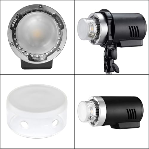 Protector de vidrio para flash AD300PRO con cúpula resistente de alta transparencia 2