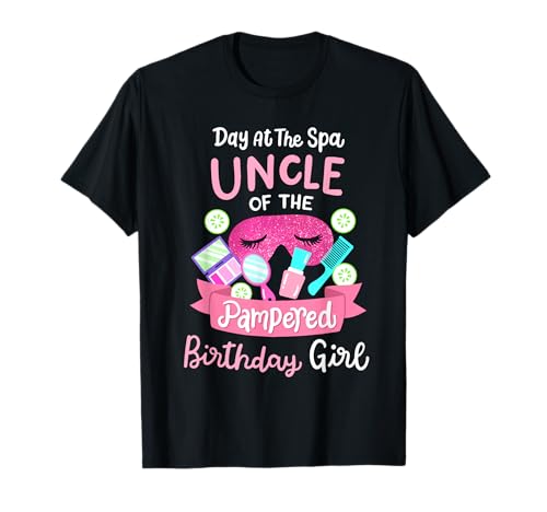 Spa Fiesta De Cumpleaños Tío De La Mima Bday Girl Camiseta