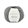 Katia Mohair Cotton bol 50 gram 225 meter grijs (71)