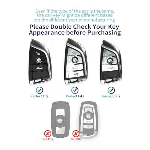 Image of Creativity For BMW X5 Key Fob Cover accessories (Silver Key Case)