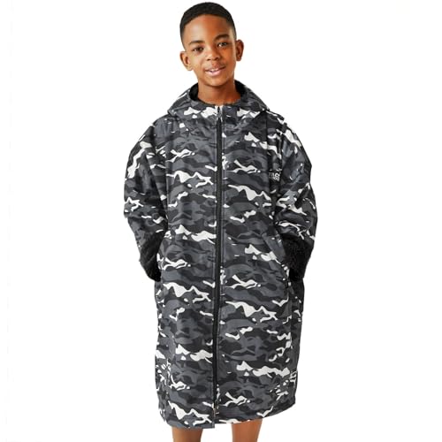 Kids Spirit Of Adventure Changing Robe - Black Camo/Black - 5-9 Yrs3