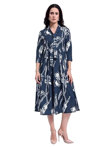 Image of PURVAJA Women's Maxi Cotton Blend Dress