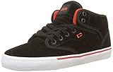 globe motley mid winter  Globe Unisex-Kinder Motley Mid-Kids Fitnessschuhe, Mehrfarbig (Black Suede/White 000), 36 EU