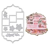 『EASY TO USE』: Put all three-dimensional cutter die with irregular shape on the card or paper you want, then put them on the die cutter machine and cut into different size circles to get layering, then you will have beautiful and unique crafts. If the die cut does not produce good results, you can try several operations to achieve the desired results.