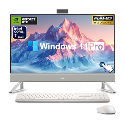 Dell Inspiron 7730 オールインワンデスクトップコンピューター - 27インチ FHD タッチスクリーンディスプレイ ? Intel 10-Core 7 150U ? NVIDIA GeForce MX570A ? Win 11 Pro ?