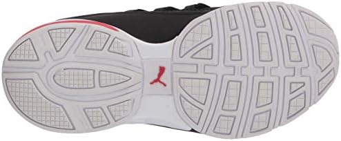 PUMA Men's Axelion Mesh Sneaker, Black Silver-High Risk Red, 13.5 | Image 3