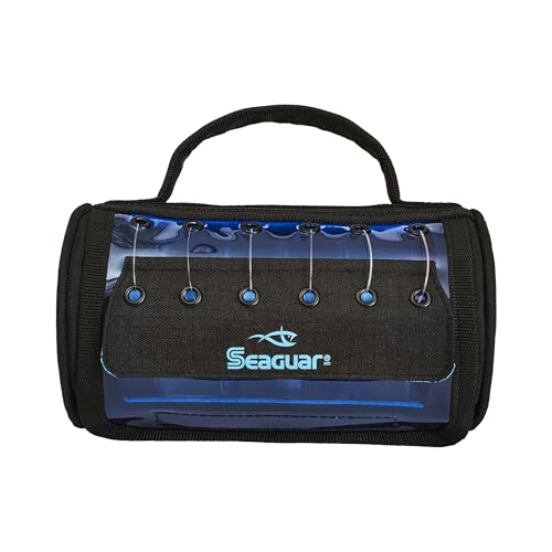 Bolsa Organizador para Bobinas de Líneas de Pesca Seaguar, Modelo SGLDLG6, Negra, 7 pulgadas miniatura 2
