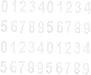 OSALADI 4 Sets Mailbox Trash Number Paper Vinyl Mailbox Numbers Stick on Numbers for Mailbox House Stickers Stickers Number Stickers Reflective Numbers for Mailbox PVC