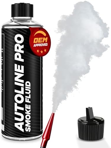 AutoLine Pro Automotive Best Ranked Clean & High-Density Smoke Fluid Solution for Smoke Machines (EVAP, Vacuum, and More) [Not for Ventus]