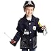 DRESS 2 PLAY Police Chief Pretend Costume; 6 Pc Dress up Set with Accessories