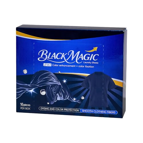 Catálogo de Como Pintar Un Pantalon Negro los mejores 5. 39 Tabletas para ennegrecer ropa - 16 piezas de tinte negro para ropa | Tinte negro para lavadora | Cuidado de roopa multiusos intenso y duradero, roopa desteñida, hojas de tiinte...