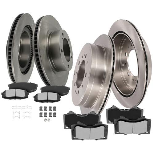 Image of SCITOO Brake Kits Front Rear Brake Rotors Brake Pad:31483;31482;D1303;D1304 | Fit For Lexus For LX570 2016-2019,For Toyota For Land Cruiser 2016-2019,For Sequoia 2008-2019,For Tundra 2007-2019