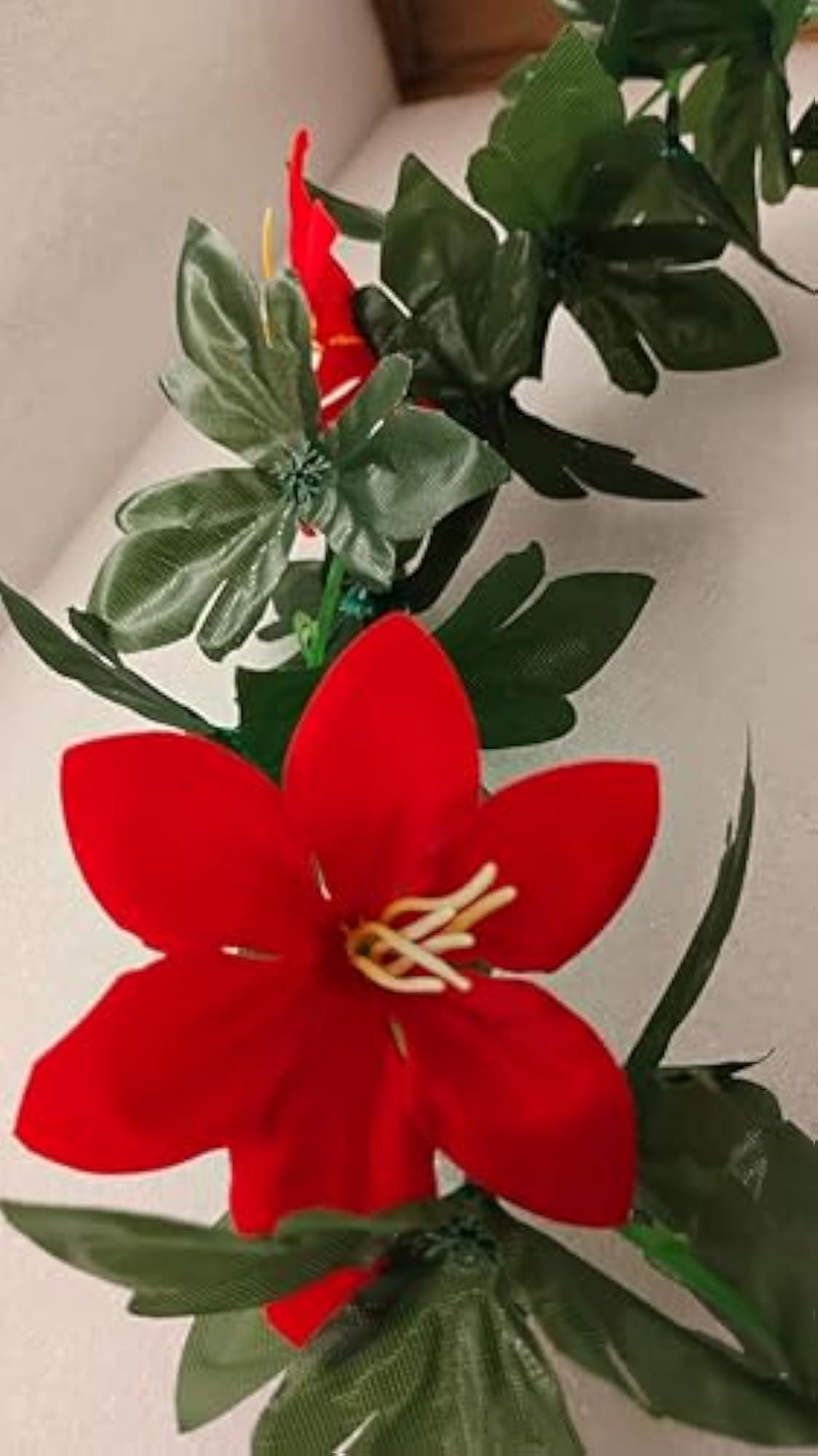 Artificial Flowers Vine Silk Roses Garland for Wedding Decorations