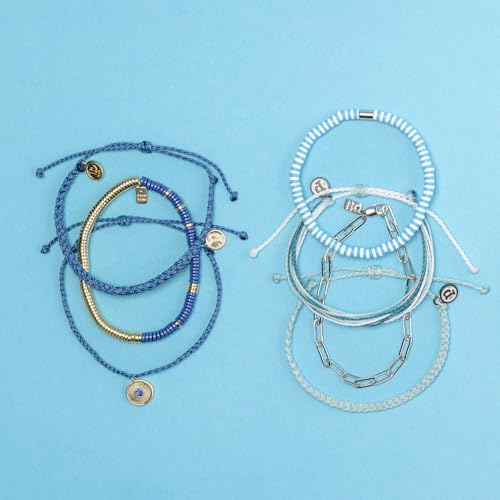 Pura Vida Bracelet Santorini Bracelet Stack, 4 Stackable Bracelets for Women4