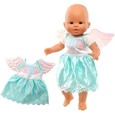 Miunana Doll Dresses for Baby Doll, Doll Clothes Outfits for 14-16 Inch 35- 45 cm Doll Cover