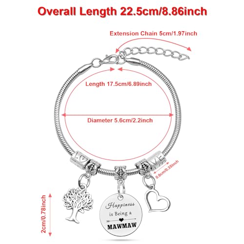 Image of DlaeKua New Grandma Gift New Grandma Bracelets for Women Promoted to Grandma Gifts First Time Grandma Gifts Pregnancy Announcement Gifts Grandma to Be Gifts New Nana Gifts Grandma Birthday Gifts