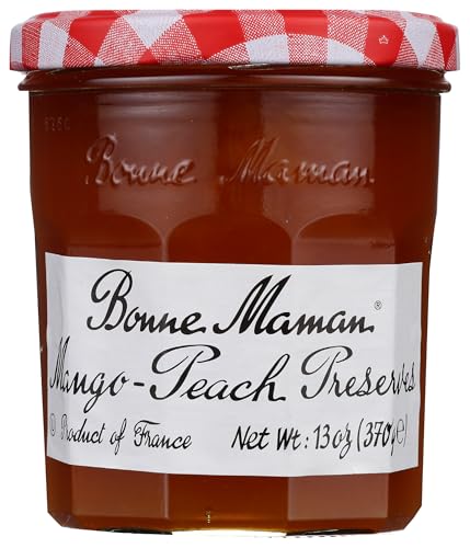 Bonne Maman, Preserves Mango Peach, 13 Ounce
